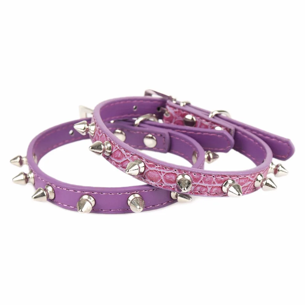 PipiFren Small Cats Collars Breakaway Kitten Necklace Spiked