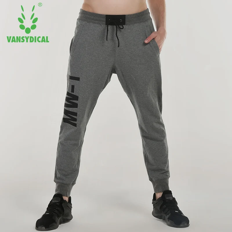 Men's Running Sports Pants Letter Printed Training Jogger Trousers