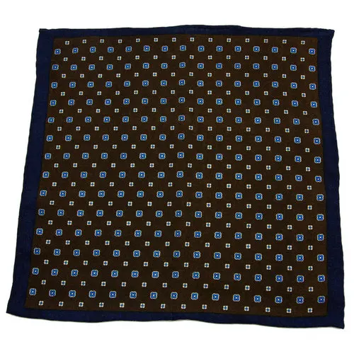 Высокое качество шерсть модный Карманный платок Роскошный узор Пейсли Карманный квадратный носовой платок с подарочной коробкой - Цвет: JU65