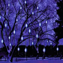 50 см 220 V светодиодный лампы трубки «метеоритный дождь», рождественские Огни наружное праздничное освещение год Декор LO88