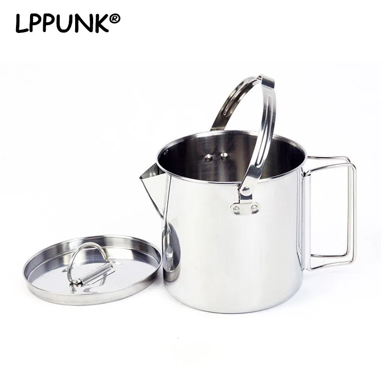 1200 мл Хит продаж 18/8 нержавеющая сталь Moka горшки Многофункциональный кофейник