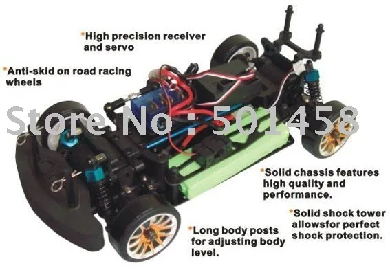 HSP 94163 Летающая рыбка-2 RC гоночный Дрифт автомобиль 4WD 1/16 масштаб RTR модель автомобиля