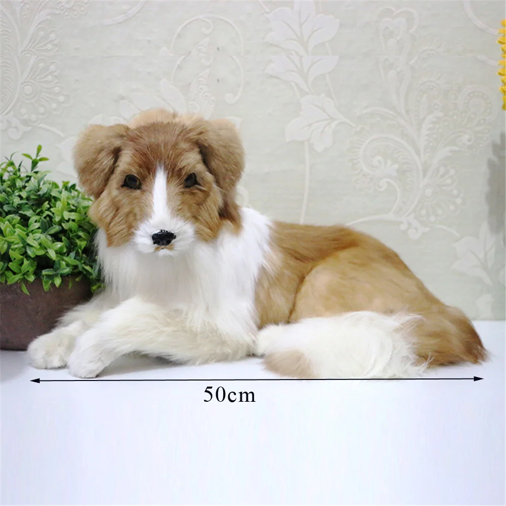 Fancytrader Big Simulated Herding Dog Toy Realistic Stuffed Golden Retriever Doll16