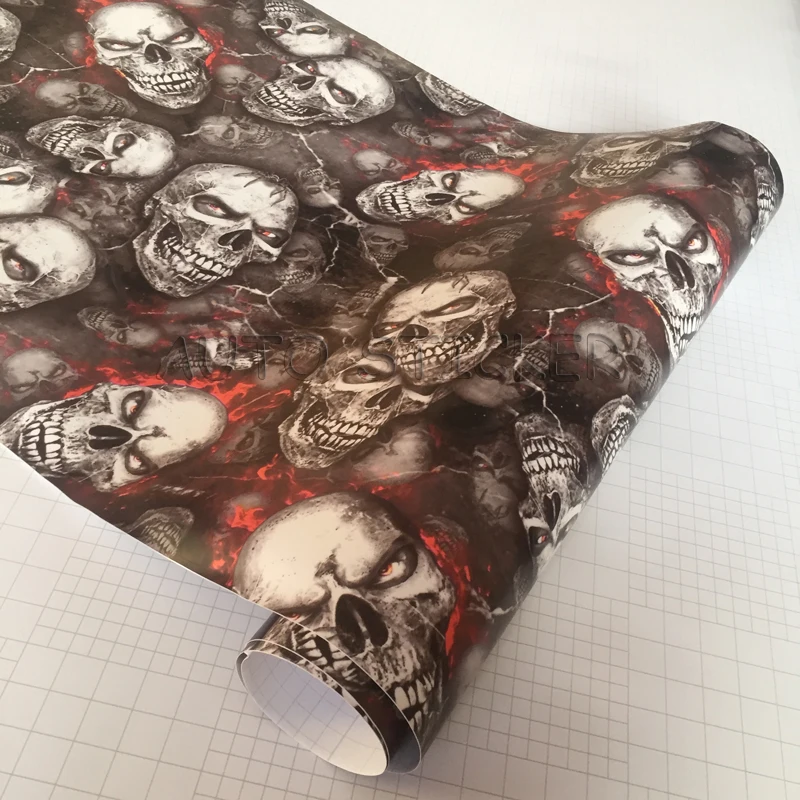 Graffiti Skull Camouflage Vinyl 7