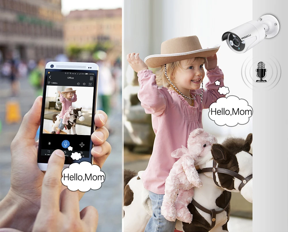MISECU 4CH POE CCTV система видеонаблюдения 1080 P 2MP аудио запись IP Camara IR Vision Emai оповещение
