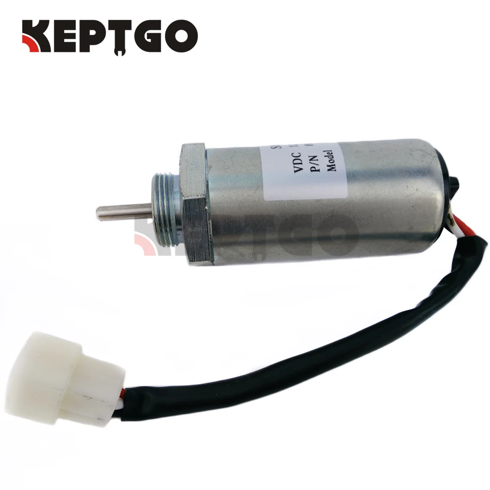 

For Isuzu 3LA1 3LB1 3LD1 3LD2 4LB1 4LC1 4LE1 4LE2 Fuel Shut Off Solenoid Valve 24V