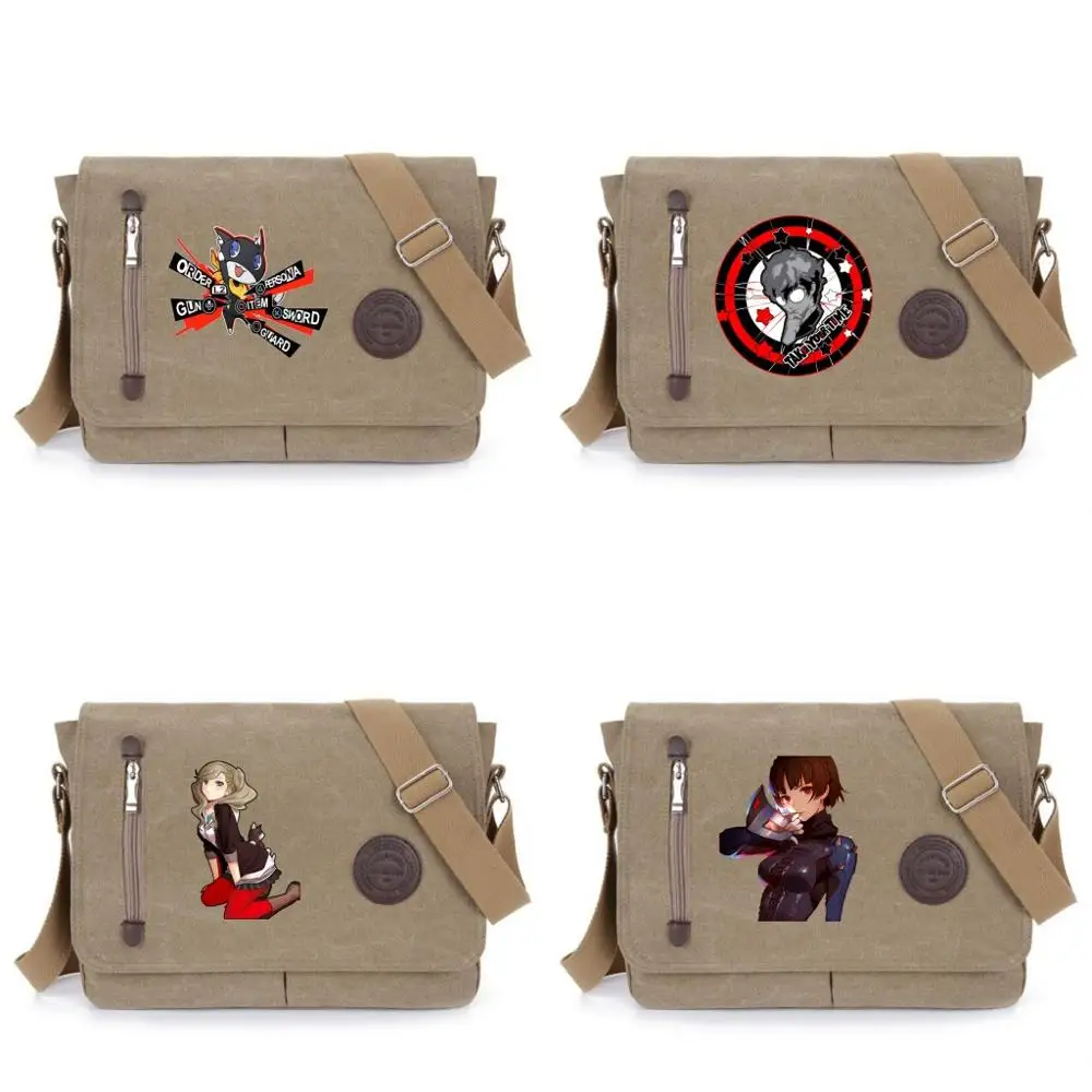Persona5 Shoulder Bag Student Bookbag Messenger Bags For Teens Boys