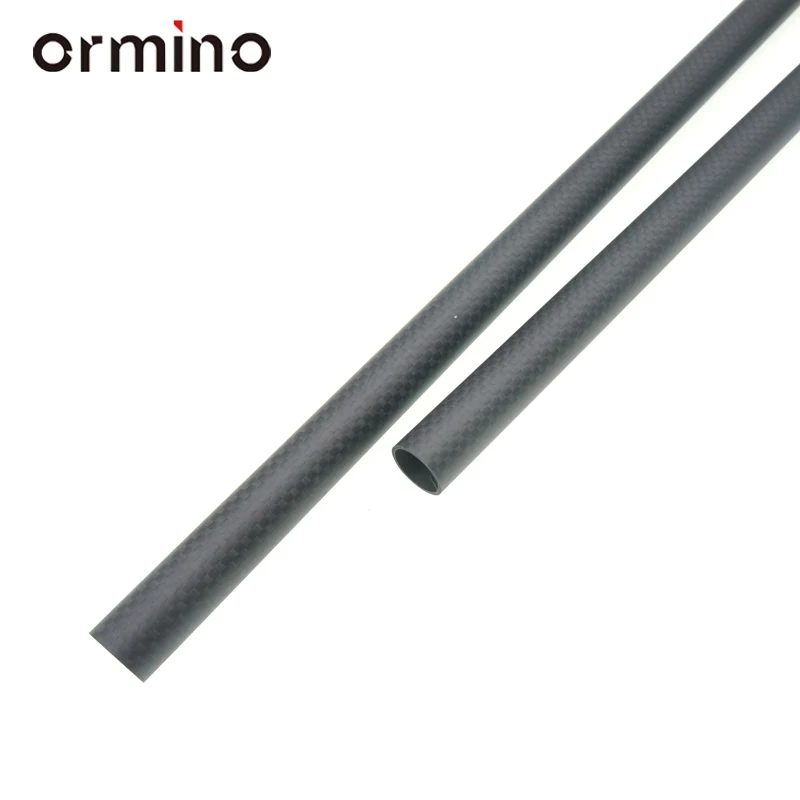 

Ormino 2PCS 15mm X 12mm Carbon Fiber Tube Drone Quadcopter Frame arm Landing Gear Rc Drone kit Multicopter 15X12X500mm tube