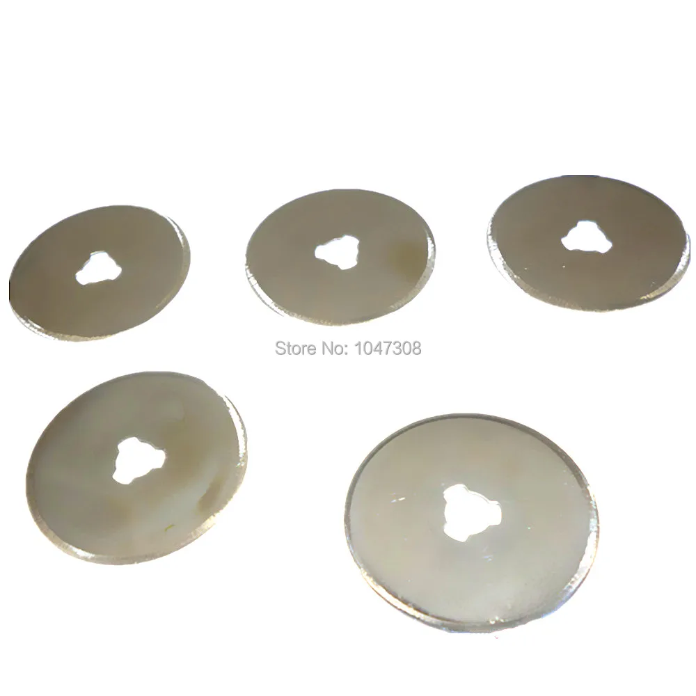 5pc Rotary Cutter Blades Quilters Sewing Fabric Paper