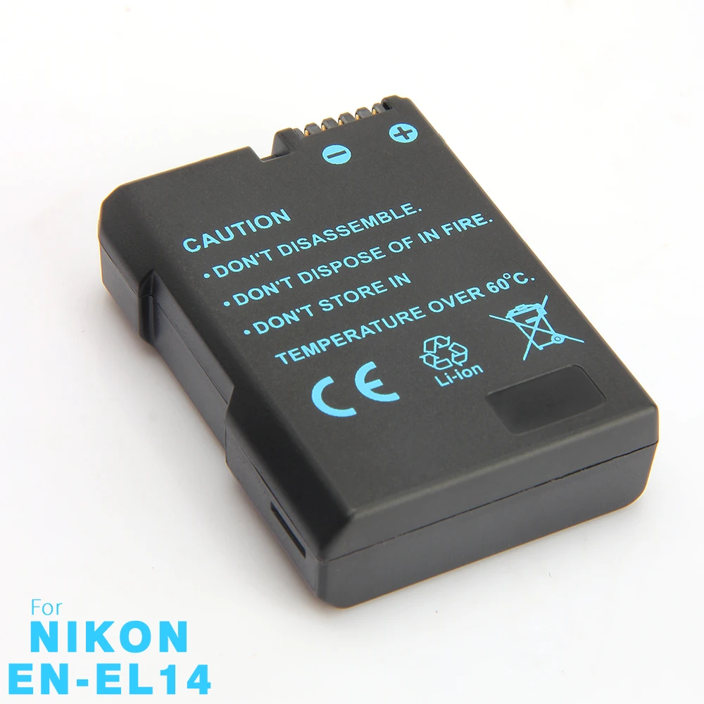 EN EL14 ENEL14 1030mAh аккумуляторная камера для Nikon P7000 P7100 P7200 P7700 P7800 D3100 D3200 D5100 D3300 D5200 D5300|en