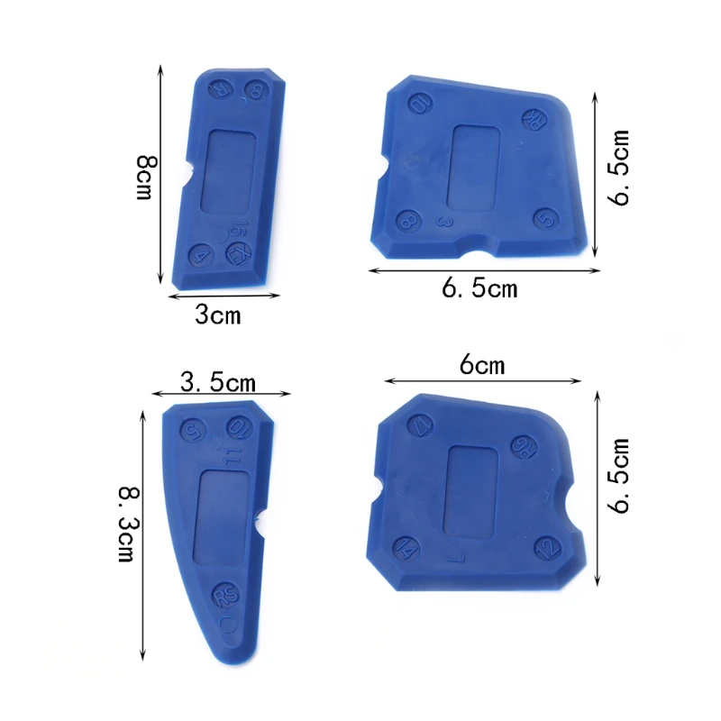 

4Pcs/set Joint Sealant Silicone Grout Caulk Tool Kits Remover Scraper Applicator