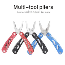 Multitools Outdoor camping Pocket multitool pliers knife mini tool plier set Screwdriver Hiking Tools Portable Folding Clamp mini folding pliers pocket edc camping tool with screwdriver kit camping climbing hiking plier cutting tool hand tools