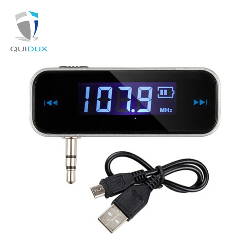 QUIDUX Mini Wireless Transmitter MP3 Music Audio player FM Transmitter