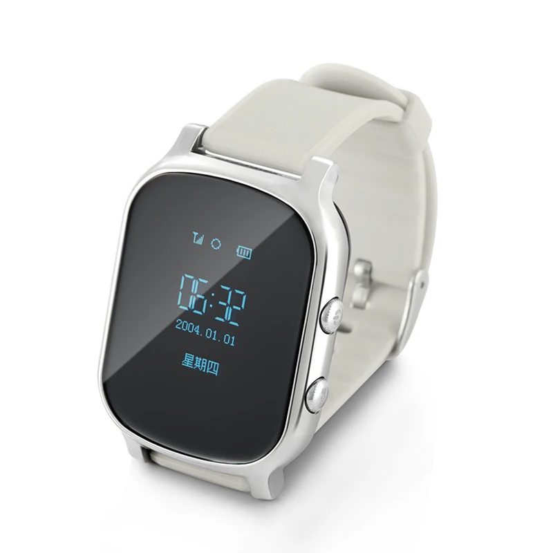 

T58 Smartwatch GPS Life Tracker Location Finder Bracelet SIM Remote Camera Anti-lost Monitor Wifi Bluetooth OLED Touch Screen