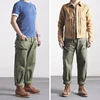 Rojo viento Vintage P-44 pantalones militares hombres ropa de trabajo pantalones ejército verde ajuste relajado ► Foto 1/6