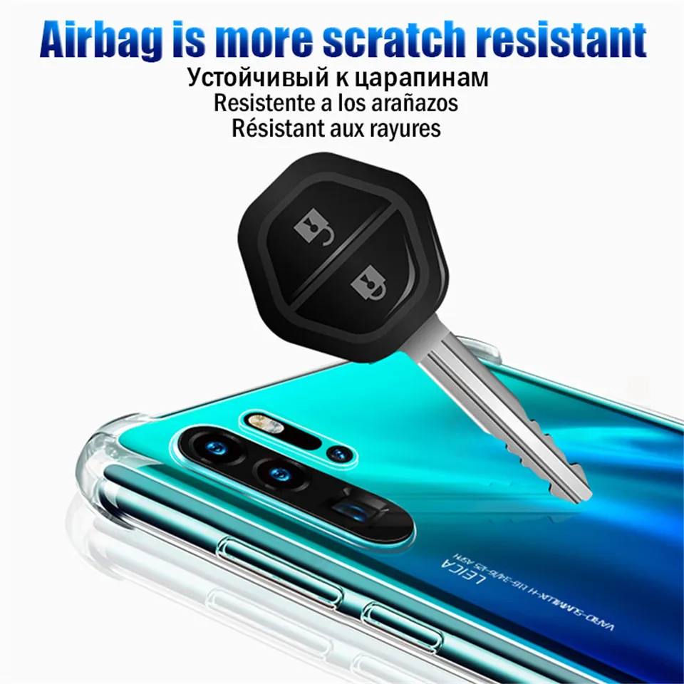 Мягкий ТПУ противоударный чехол для huawei P20 P30 P10 Lite Коврики 20 10 Pro P Smart Nova 3 3i Honor 10 9 8 Lite 20 Pro v10 крышка