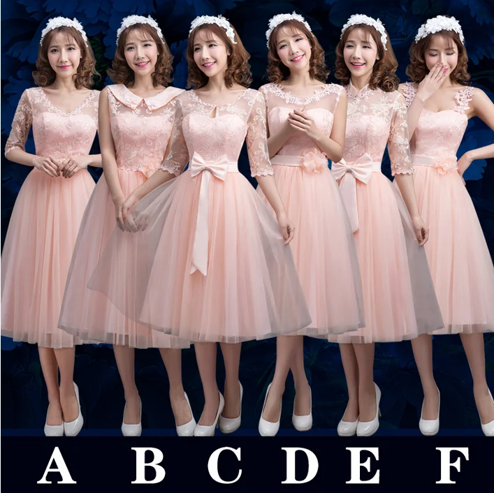 item light pink bridesmaid dresses long full sleeve line elegant wedding party dress cheap ladies item light pink bridesmaid dresses long full sleeve line elegant wedding party dress cheap ladies
