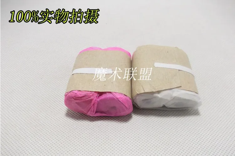 

5pcs/lot Paper Spider Silk, Throw Streamer(White/Multi Color Available) Magic Tricks Stage Street Party Gimmick Props Comedy