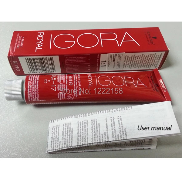 Schwarzkopf Professional Igora Royal Permanent Hair Color, 8-77, Light  Blonde Copper, 60 Gram