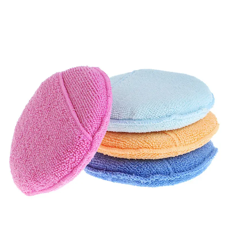 

1PC Car Waxing Polish Microfiber Foam Sponge Car Care Shampoo Applicator Cleaning Detailing Pads Automotive Care Supplies