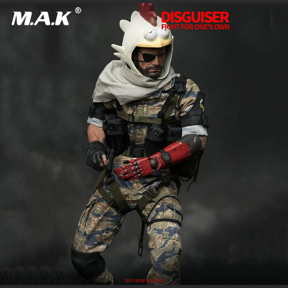 

For Collection 1/6 Scale Collectible Full Set Old Naked Snake Solider Disguiser BIG BOSS Metal Gear Solid 5 Model for Fans Gifts