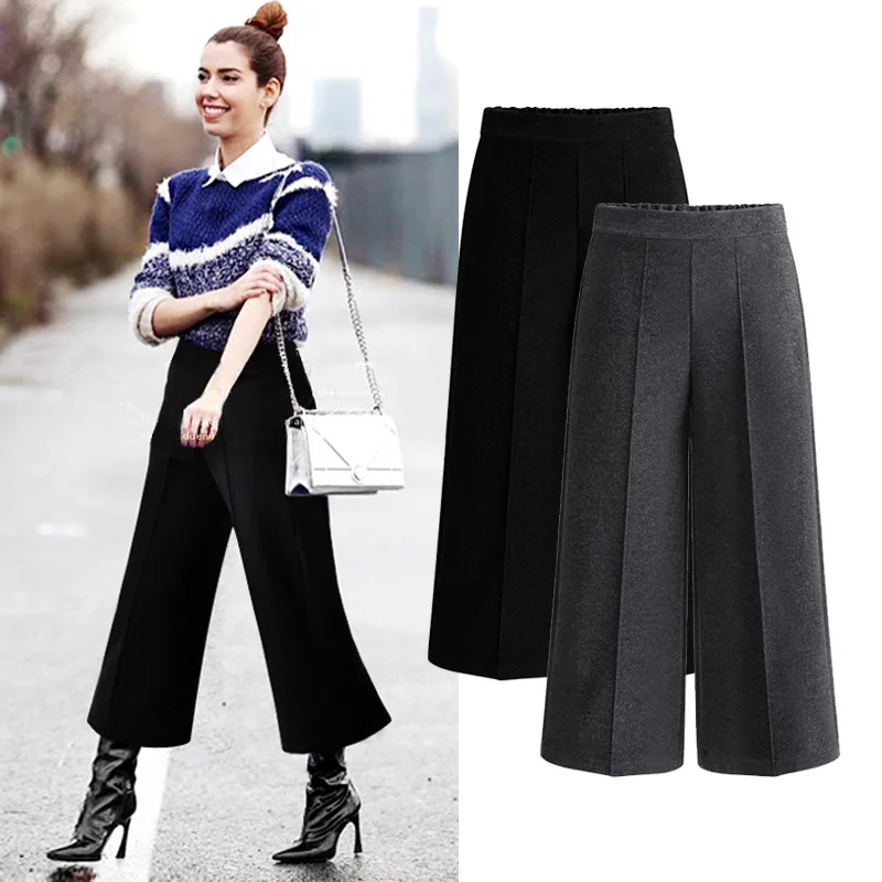 L 5XL Plus Size Casual Women Trousers 2019 Spring Autumn High Waist ...