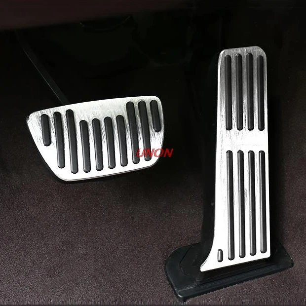 

Aluminum alloy Car Styling Accelerator Gas Pedal Brake Pedal Cover AT for Lexus ES200 260 300h 2018 car Accessories