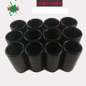 

Carbonized bamboo household Vacuum cupping tank 12 cups a set of fire jar Pumping bamboo wood suction tanks for weight loss
