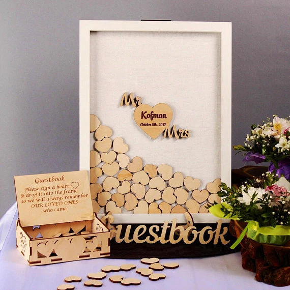 Guest book personalizzato a libro