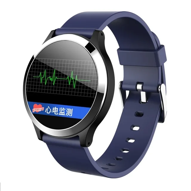 ЭКГ PPG Смарт часы с артериальным давлением монитор сердечного ритма IP67 Водонепроницаемый Smartwatch наручные часы для iOS Android