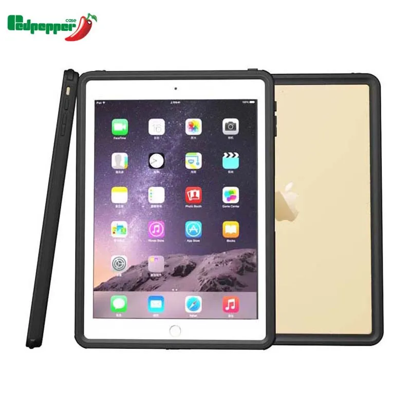 

Redpepper IP68 Waterproof case for iPad Air 2/ iPad Pro 9.7 inch Tranparent cover Full coverage Sealed shockproof Armor case