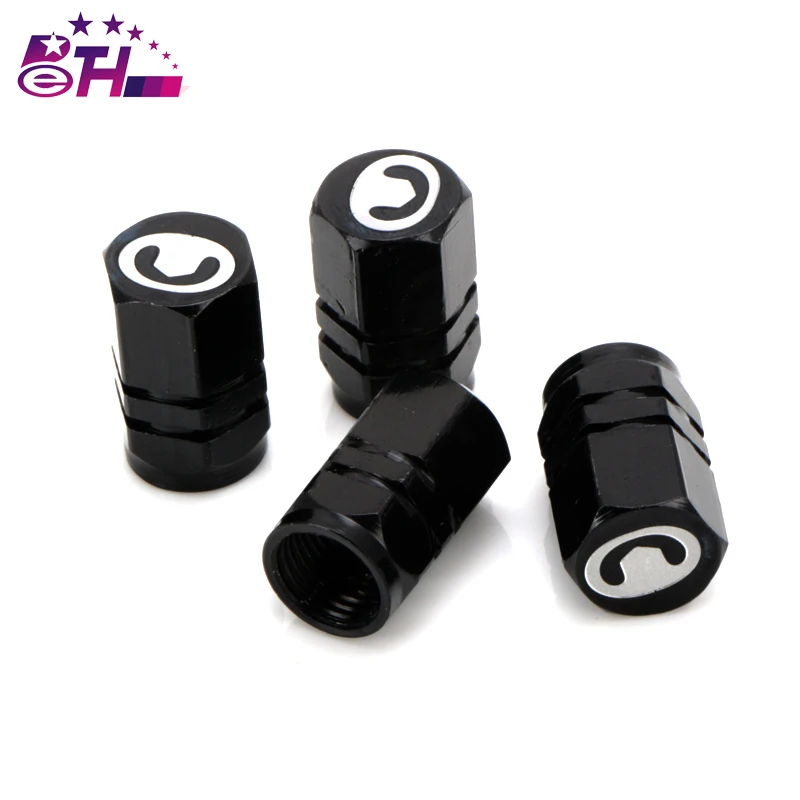 

4Pcs Aluminum Car Tyre Air Valve Caps Bicycle Tire Valve Cap for Great Wall Haval Hover H3 H5 Car Styling