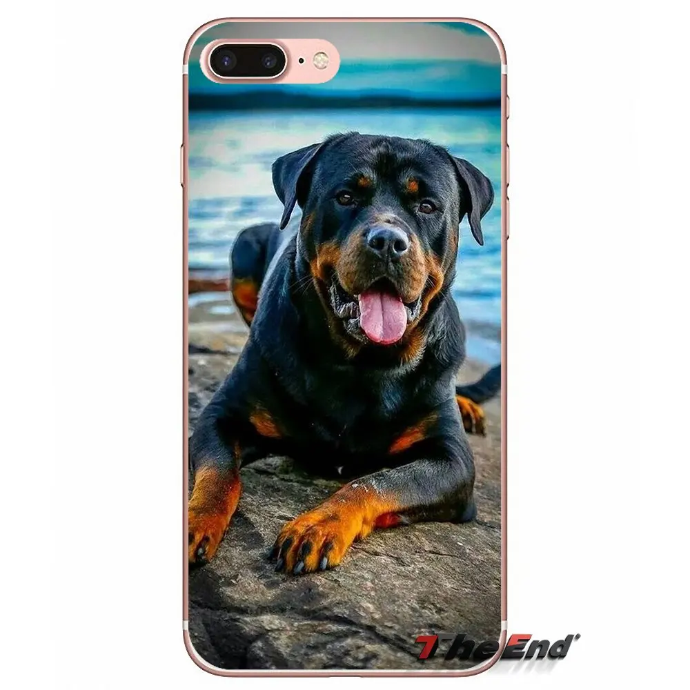 

For Samsung Galaxy S9 Plus Note 8 One Plus oneplus 5T Meizu M5s LG V30 HTC U11 Rottweiler dog Soft Cell Phone Case Cover