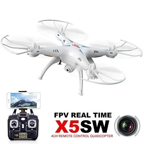 Syma X5SW X5W 1 2 4 ГГц 4CH 6 осевой гироскоп WiFi в реальном времени видео RC Квадрокоптер UFO FPV