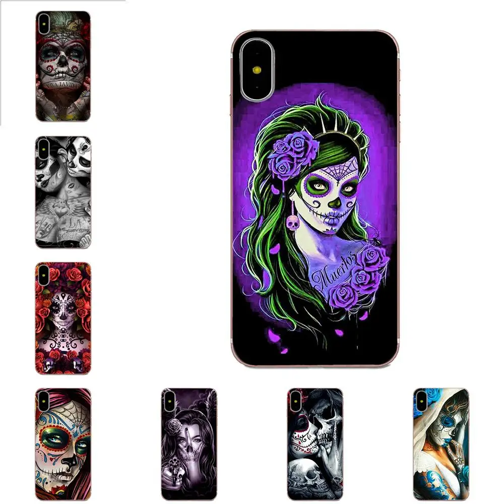 

Skull And Catrinas For Xiaomi Redmi Note 2 3 3S 4 4A 4X 5 5A 6 6A Pro Plus Soft Silicone TPU Transparent Capa Cover