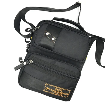 

Men's shoulder bag PU belt travel bag messenger running bags black fishing paper bag hard drive bag&scases men gift handbags