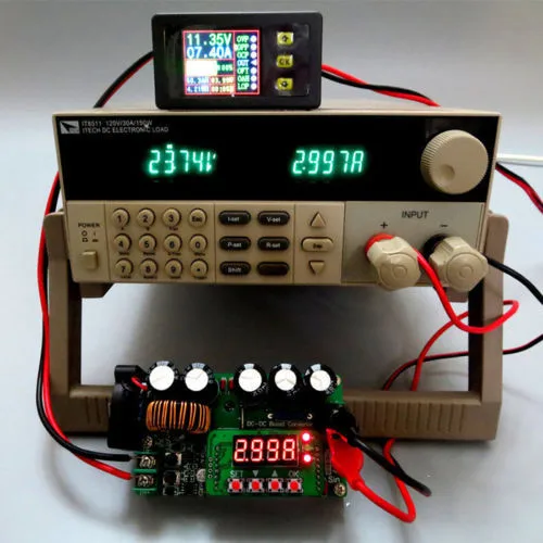 DC-DC digital 600 Вт Boost настройки Питание CC/CV солнечных зарядки светодиодный драйвер вентилятор