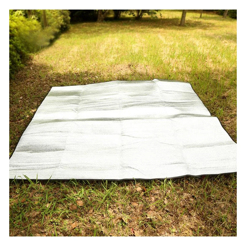 Waterproof Aluminum Foil EVA Camping Mat Foldable Folding Sleeping Picnic Beach Mattress Outdoor Mat Pad 200X200cm