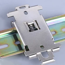 Fase monofásica ssr 40da 25da aa dd 35mm trilho din fixo relé de estado sólido clipe braçadeira R99-12 relés de estado sólido suporte de montagem