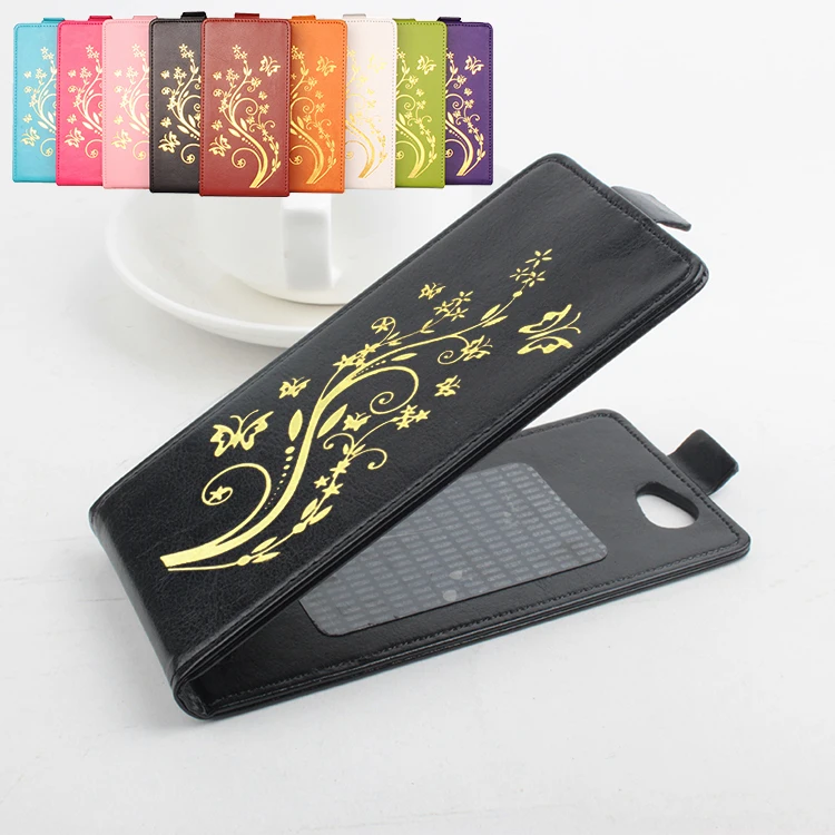 

Gold Paillette High Quality Luxury Leather Case For THL 4400 5000 Case Flip Cover Case For THL4400 For THL5000 Cellphone Shell