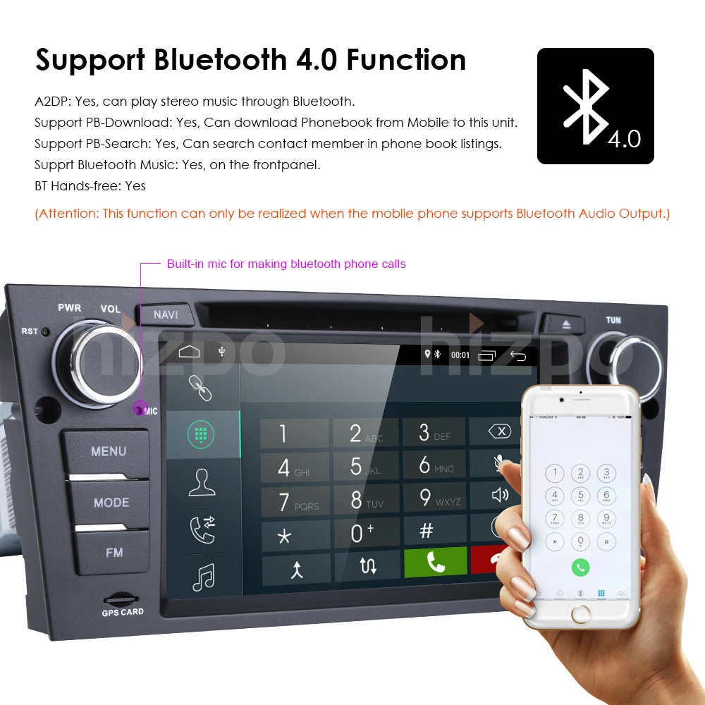 Excellent Single 1Din 4-Core 7" Android 9 Car DVD Player For BMW E90/E91/E92/E93 GPS Navigation Radio OBD2 DAB RDS Bluetooth+Camera SWC SD 14