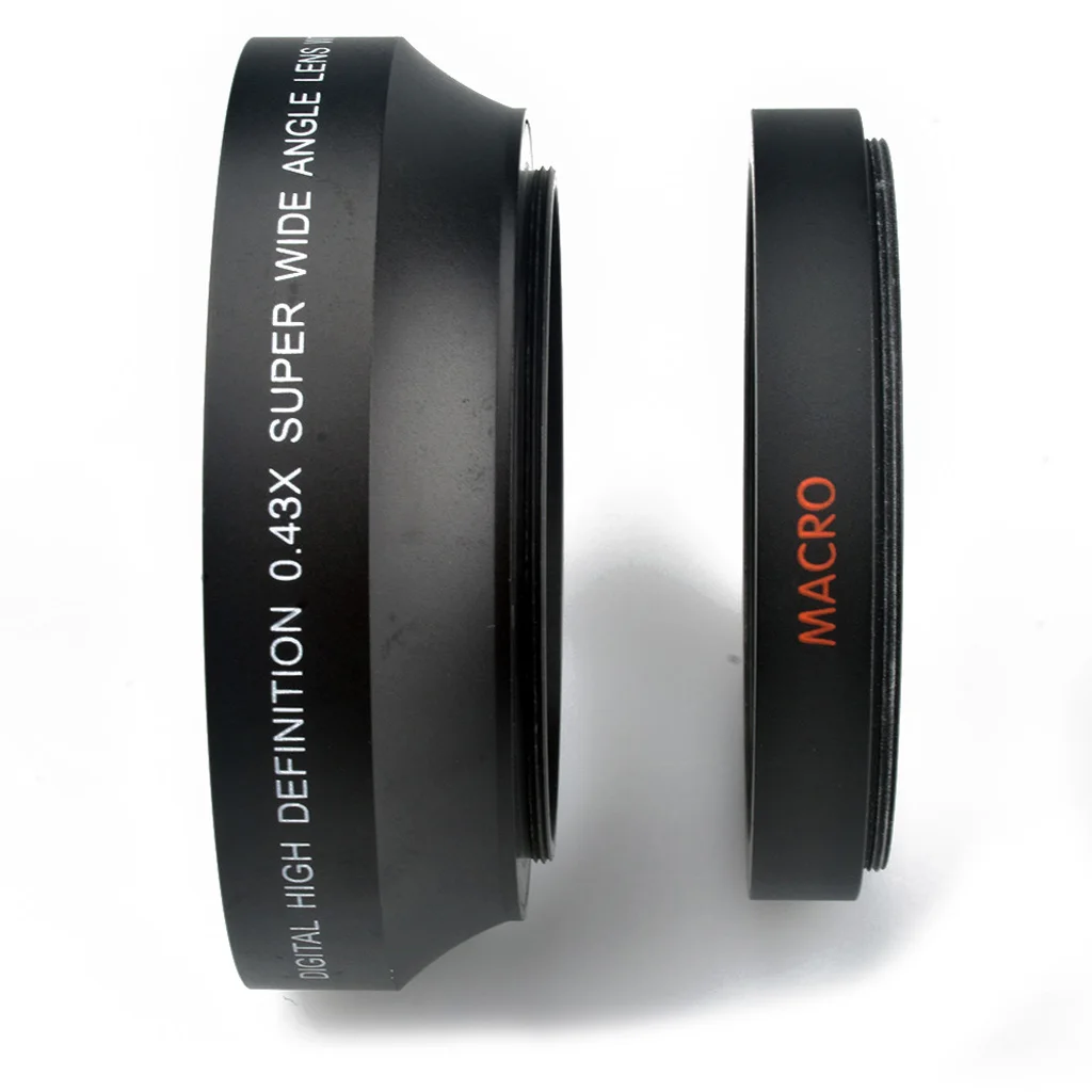72mm 0.43X Super Wide Angle & Macro Lens for Panasonic HPX170 HMC150 DVX100