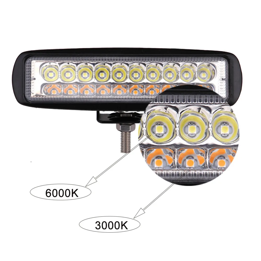 Nouveau 6 pouces 12 V led станка со светодиодами Большие размеры de travail прожектор фонарик