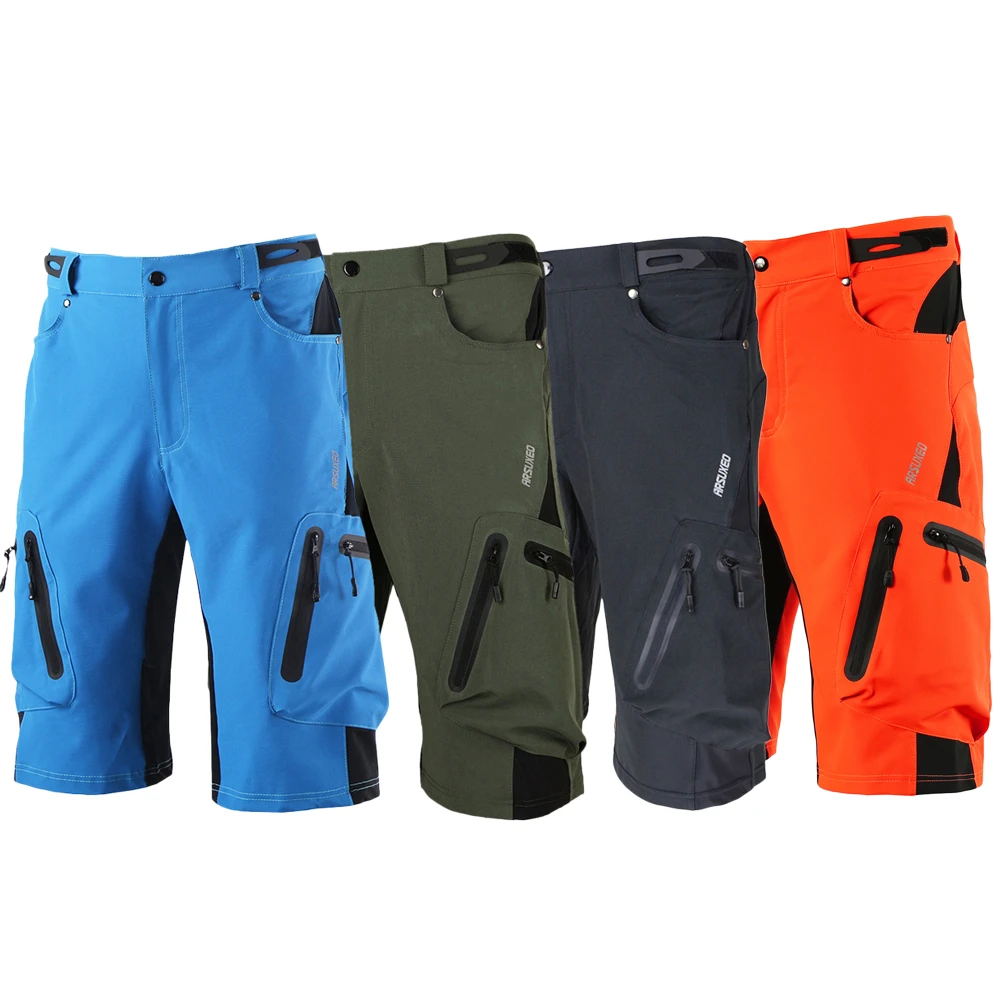 Lixada мужские шорты для горного велосипеда шорты из дышащей ткани для велосипедных прогулок свободный крой для спорта на открытом воздухе бега MTB велосипедные короткие брюки