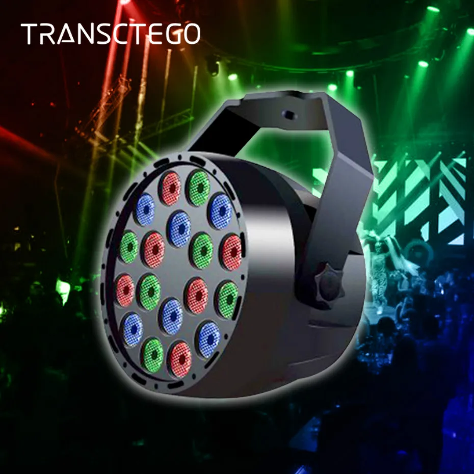 Светодиодный сценический прожектор Par RGB диско свет стробоскоп DMX 512