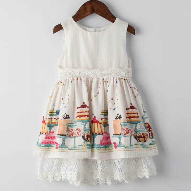 

Childdkivy Girls Summer Dress 2018 Baby Girl Lace Princess Dress Party Clothes Kids Print Dresses For Girls Birthday 3-10 Years