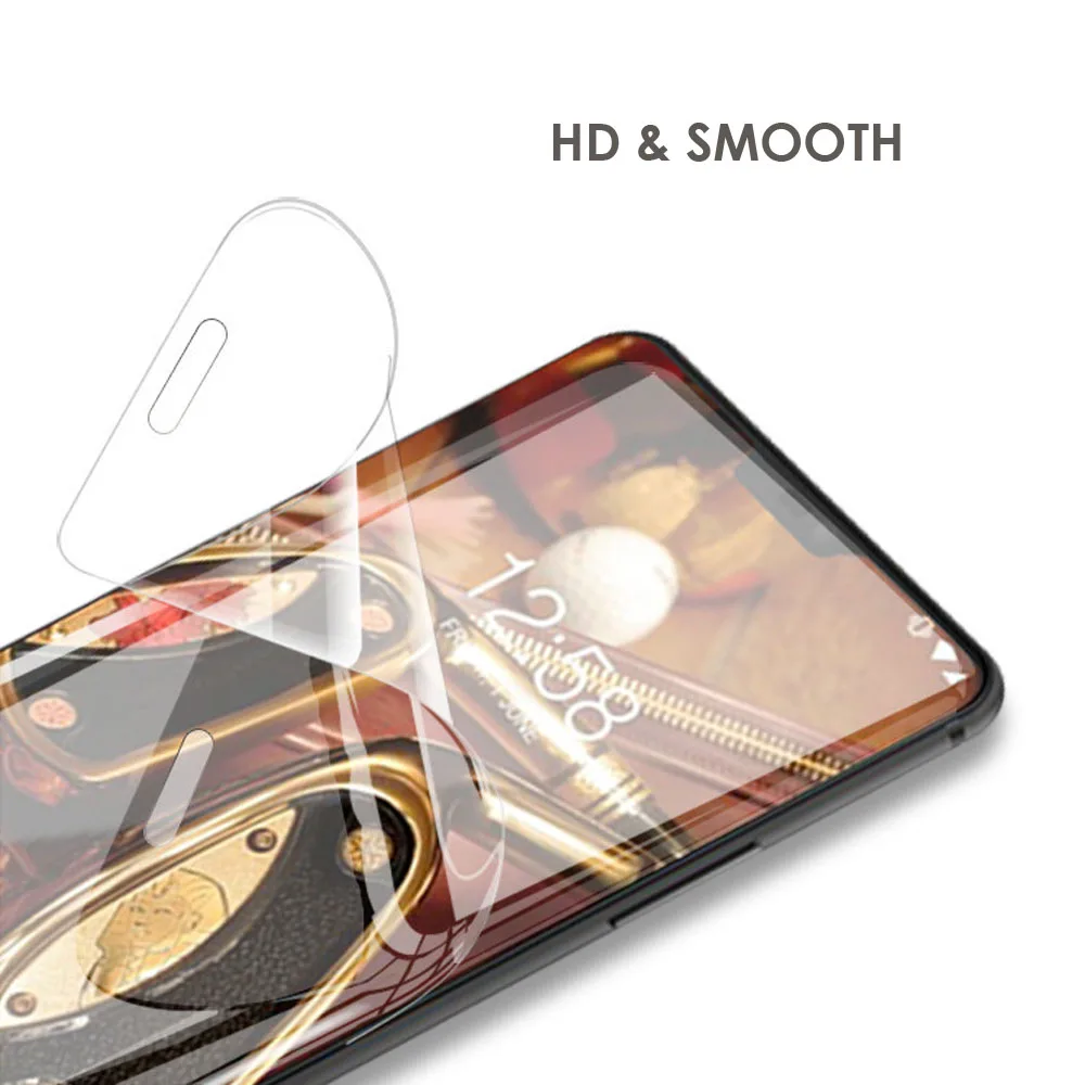 Защитная пленка для экрана Xiaomi Pocophone F1 Mi Mix Play полностью мягкая Гидрогелевая POCO