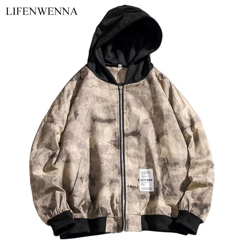 2019 Spring New Fashion Vintage Jacket Mens Tracksuit Casual Coat Men Windbreaker Streetwear Camouflage Hooded Jackets Men M-5XL 2019 Spring New Fashion Vintage Jacket Mens Tracksuit Casual Coat Men Windbreaker Streetwear Camouflage Hooded Jackets Men M-5XL
