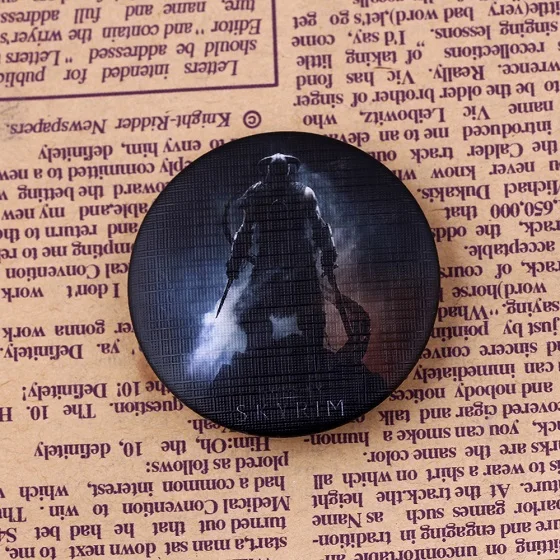 29 типов CSGO Pin DOTA кнопки значки Skyrim Броши школьная сумка значок AC игра коллекция отличный подарок для женщин и мужчин фанатов - Окраска металла: TJ