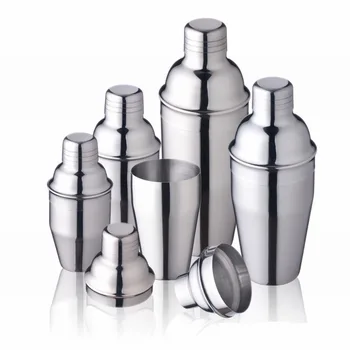 

1Pcs 250/350/550/750ml Stainless Steel Cocktail Shaker Cocktail Mixer Wine Martini Drinking Boston Style Shaker Party Bar Tools